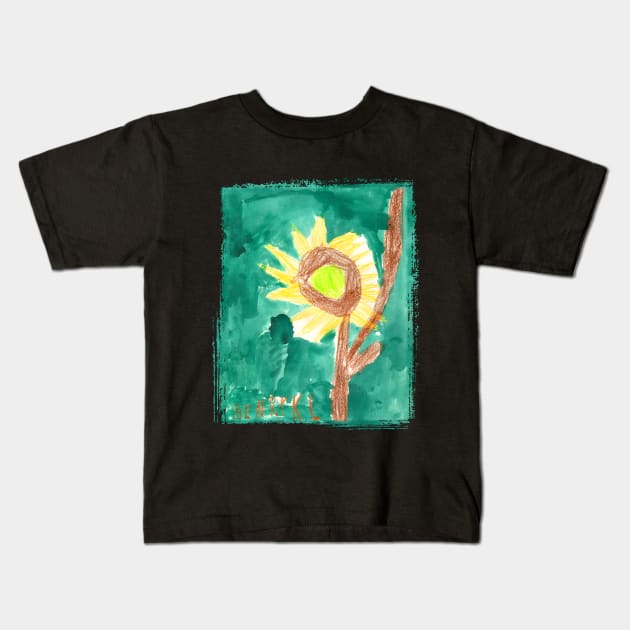 Sunflower By: Henry Kids T-Shirt by fmm3